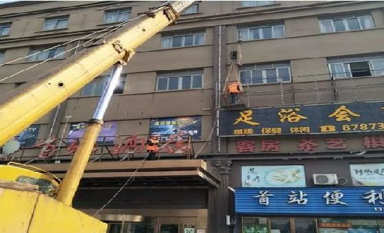 博爱安装较高的门店招牌有什么好的方法？